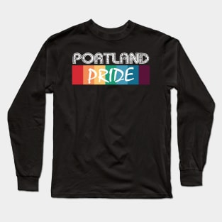 Portland Vintage Gay Pride Long Sleeve T-Shirt